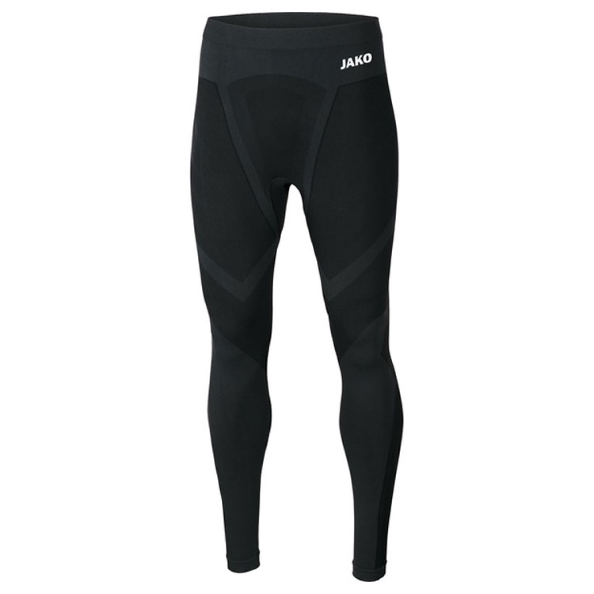 JAKO Long Tight Thermo Zwart - Junior