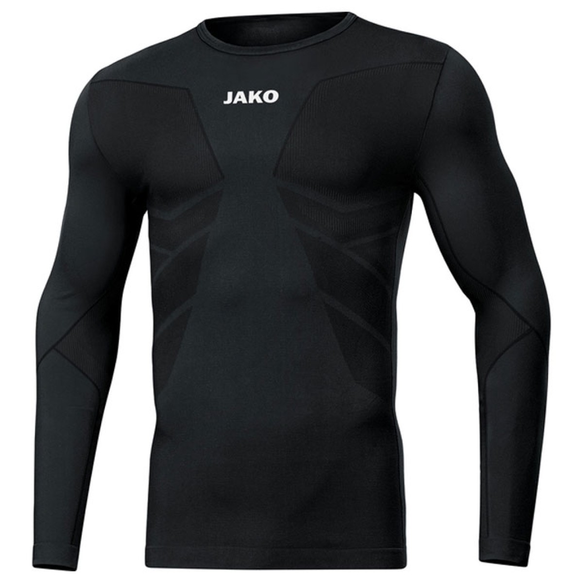 JAKO Longsleeve Thermo Zwart - Senior