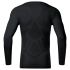 JAKO Longsleeve Thermo Zwart - Senior